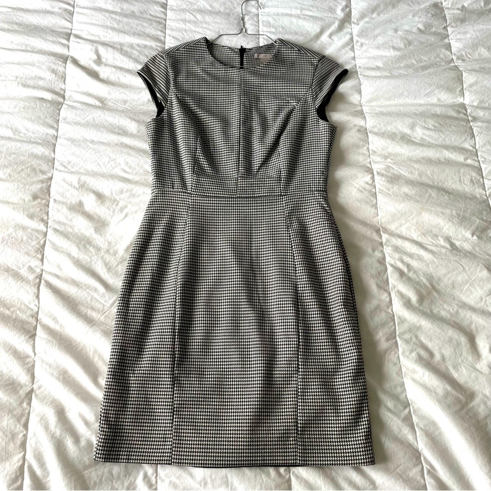 H&M houndstooth dress
